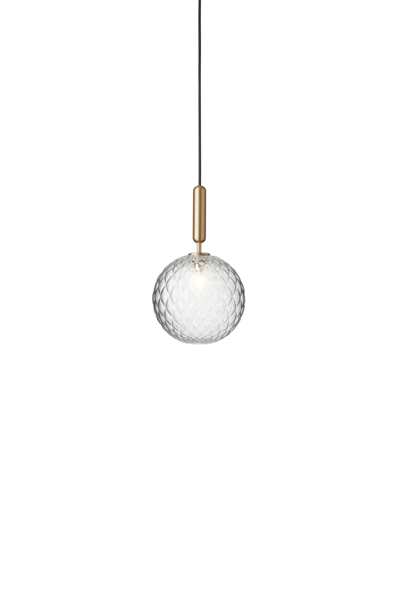 Miira 1 Large pendel, brass / optic clear • NUURA