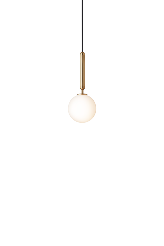 Miira 1 pendel, brass / opal • NUURA