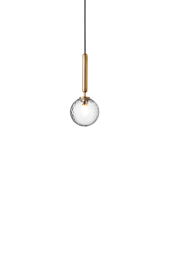 Miira 1 pendel, brass / optic clear • NUURA