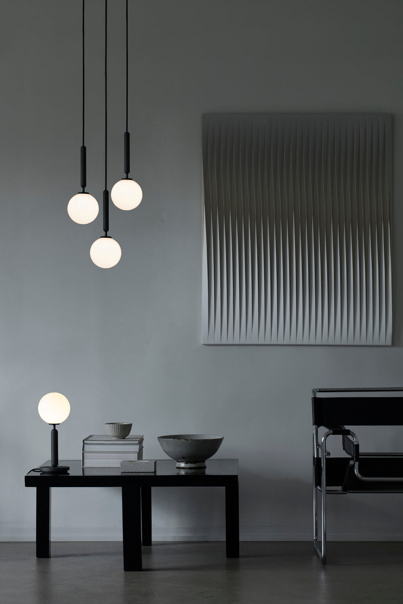 Miira 3 pendel, rock grey / opal • NUURA