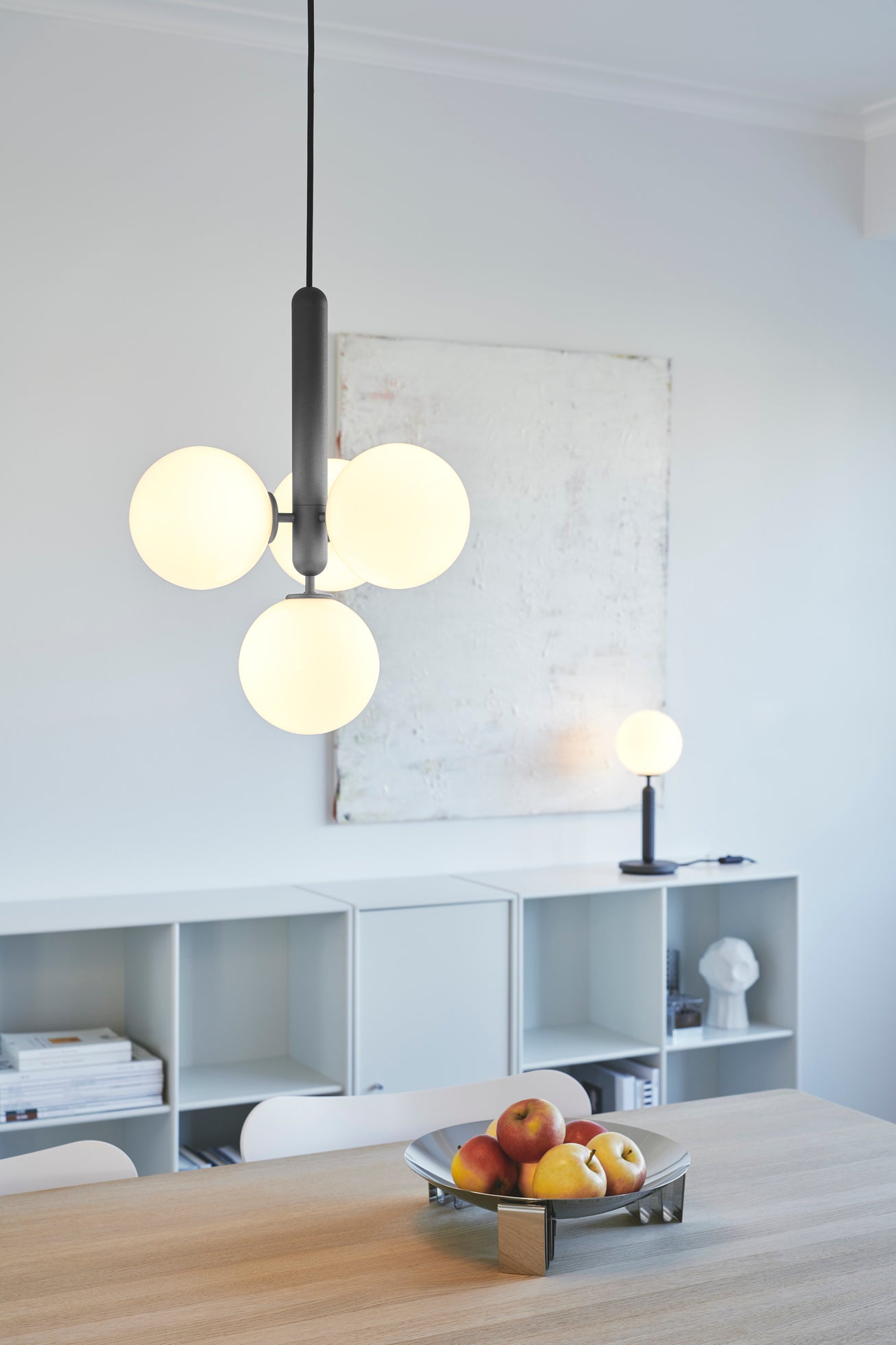 Miira 4 pendel, rock grey / opal • NUURA