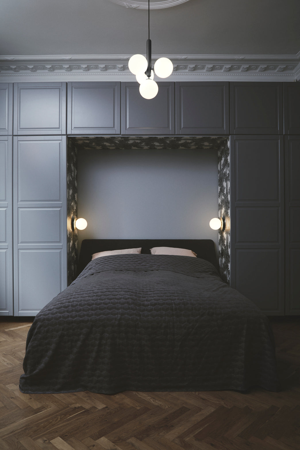 Miira 4 pendel, rock grey / opal • NUURA