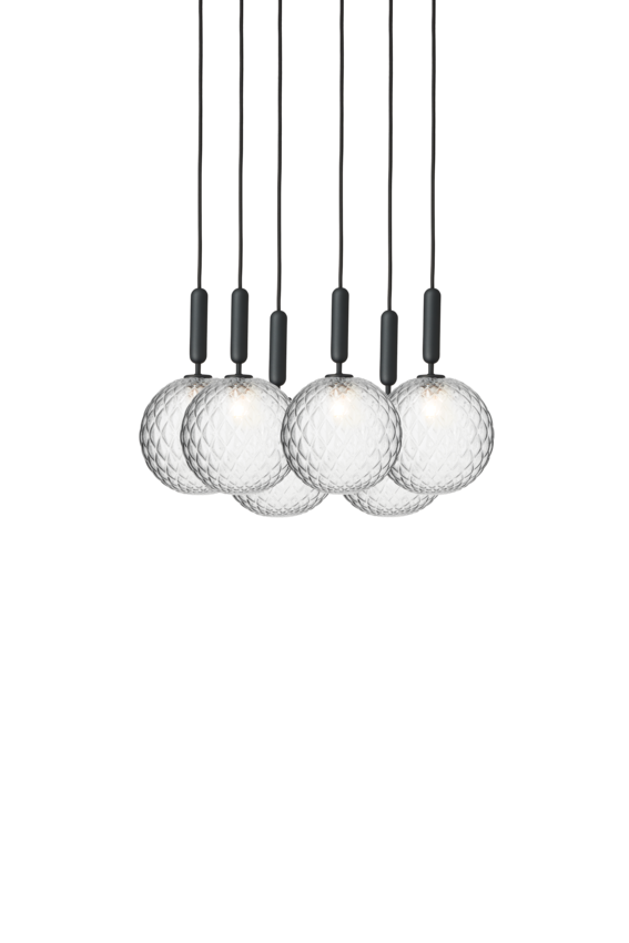 Miira 6 Large pendel, rock grey / optic clear • NUURA
