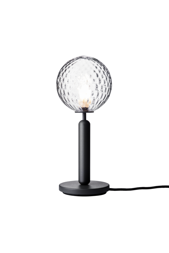 Miira Table bordslampa, rock grey / optic clear • NUURA