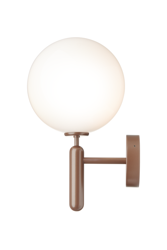 Miira Wall Outdoor utomhuslampa, dark bronze / opal • NUURA