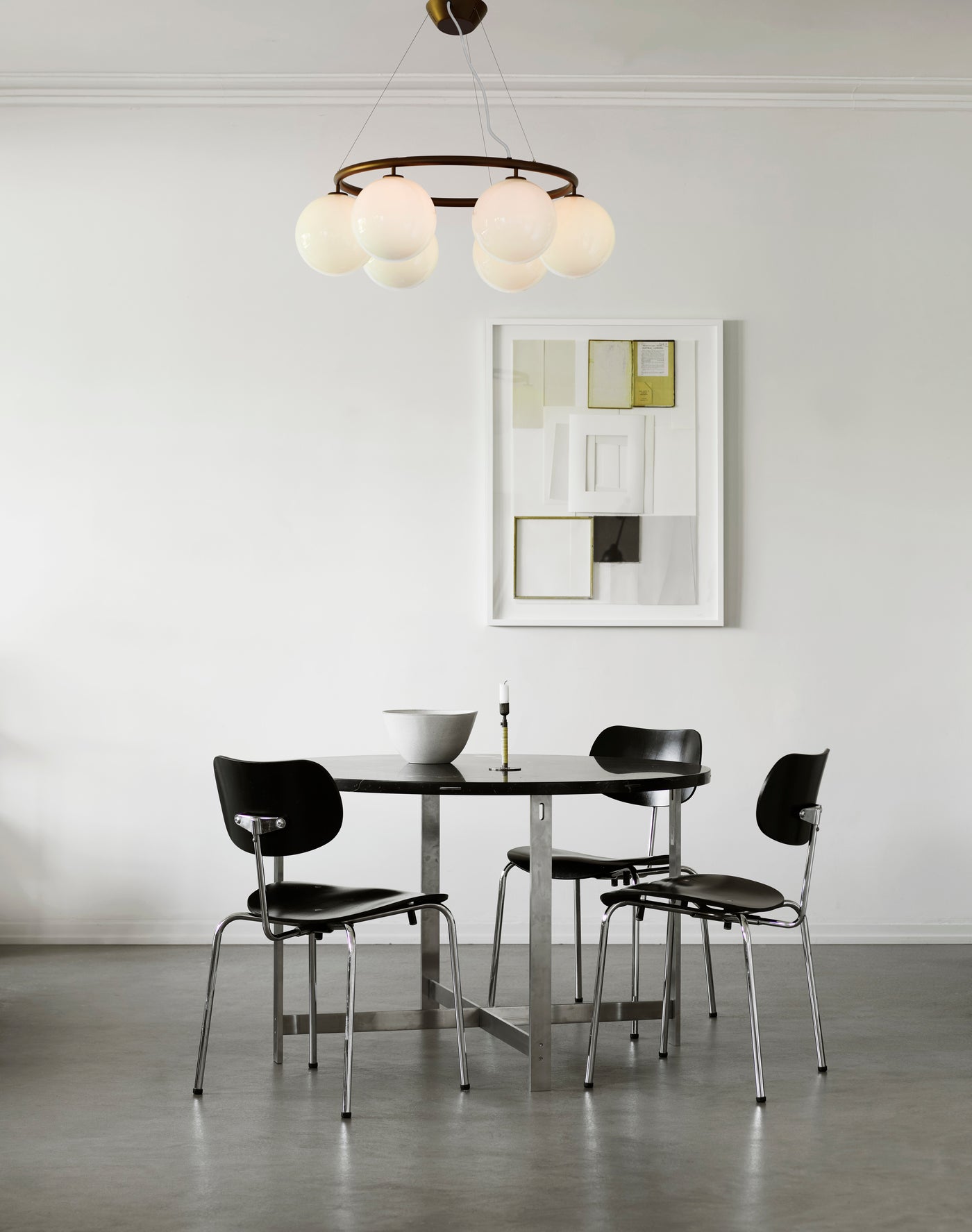 Miira 6 Circular ljuskrona, dark bronze / opal • NUURA