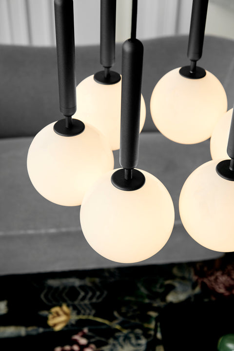 Miira 6 pendel, rock grey / opal • NUURA
