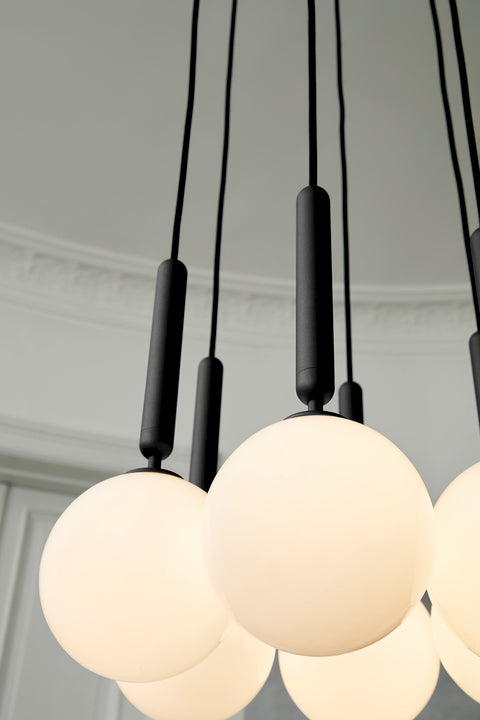 Miira 6 pendel, rock grey / opal • NUURA