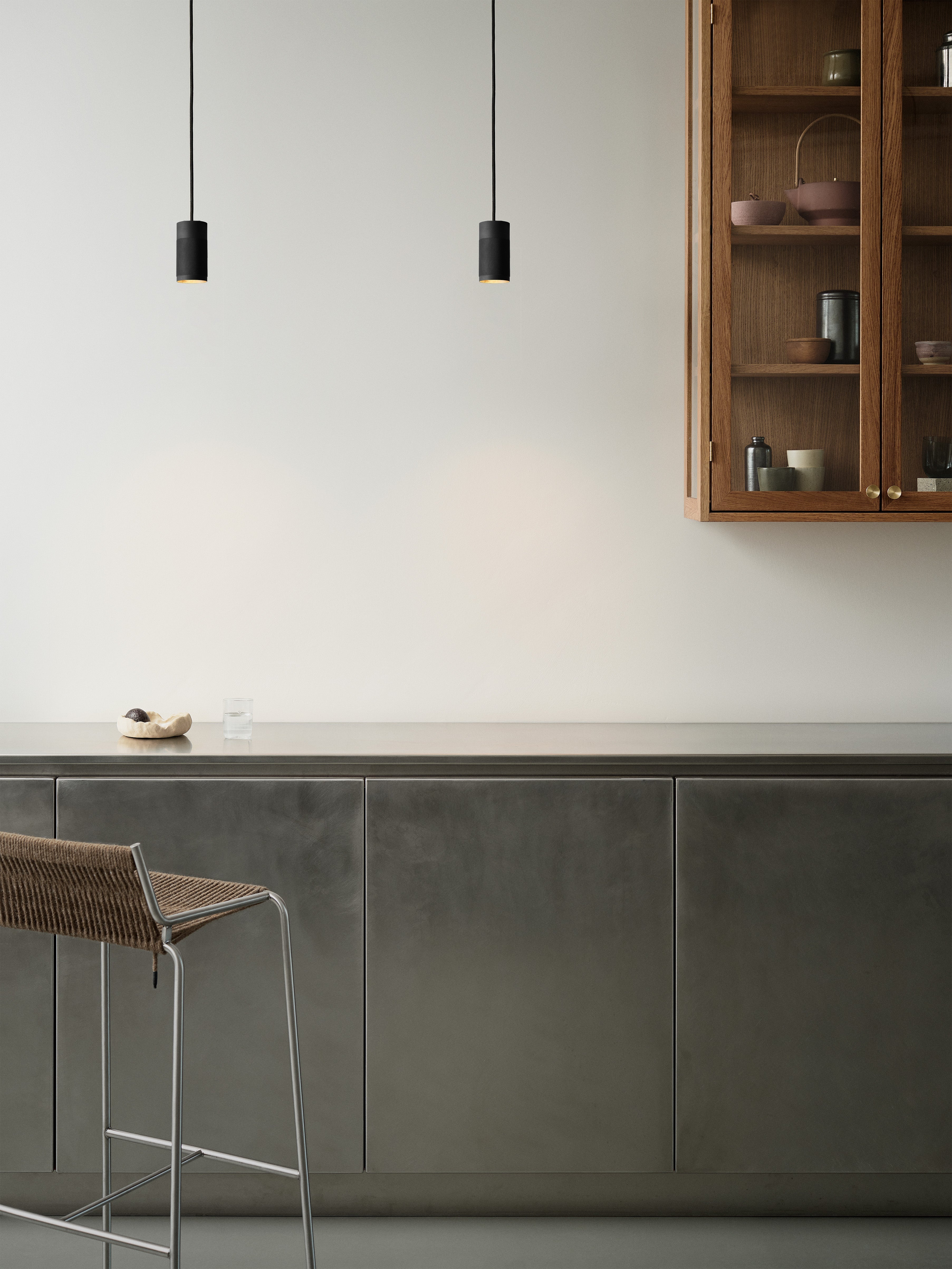 Patrone Small pendel, svart brunerad mässing • Thorup Copenhagen