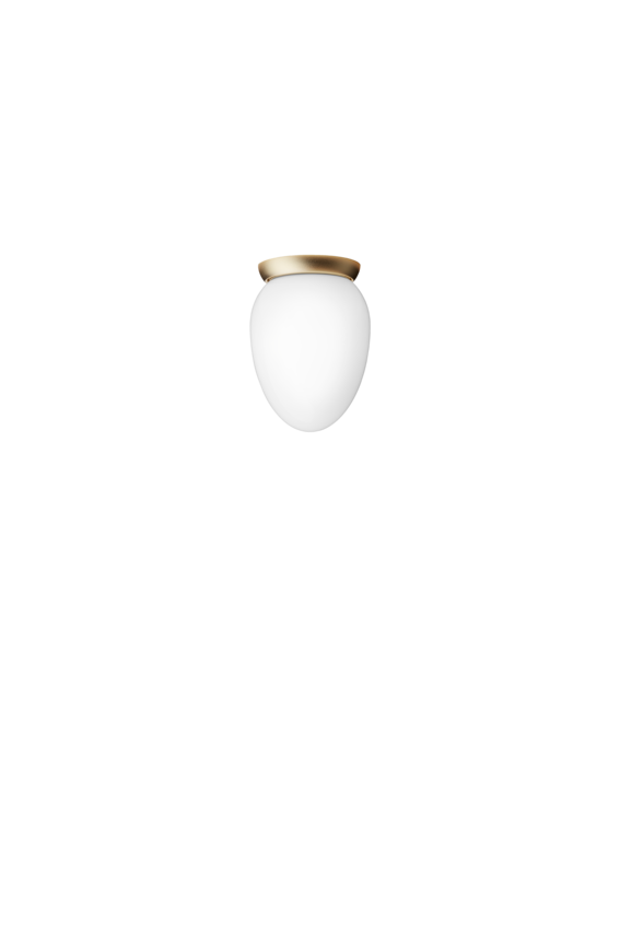 Rizzatto 171 taklampa, satin brass / opal • NUURA