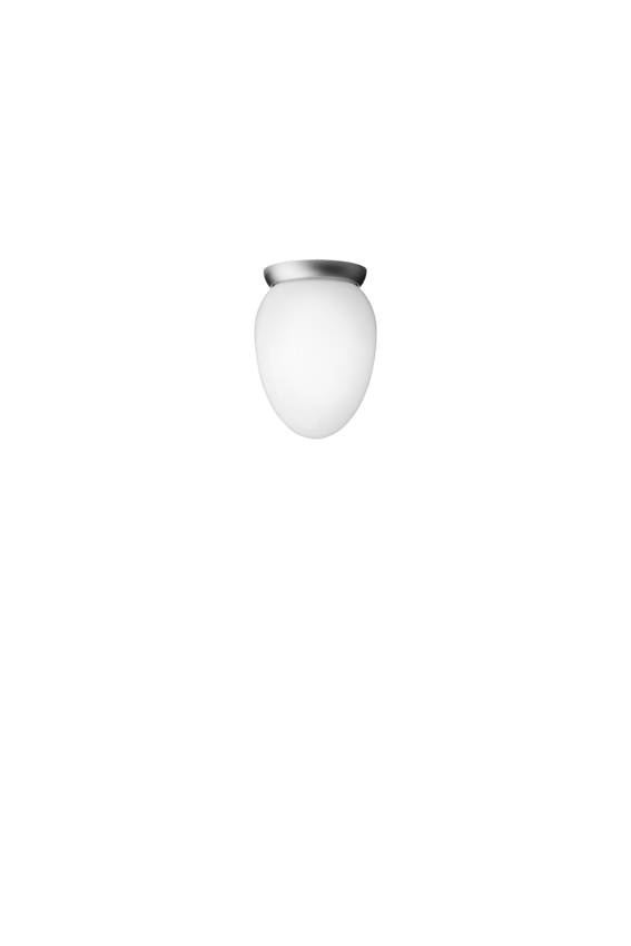 Rizzatto 171 taklampa, satin silver / opal • NUURA