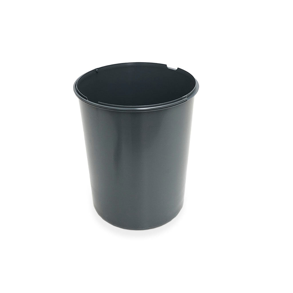 Oslo 13L Dark Grey • Avfallshink på 13 liter i mörkgrå plast med handtag