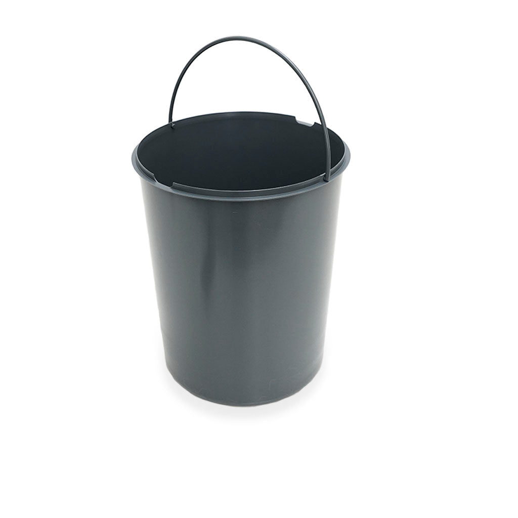 Oslo 13L Dark Grey • Avfallshink på 13 liter i mörkgrå plast med handtag