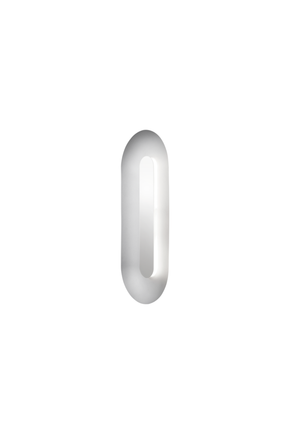 Sasi Large vägglampa, silver • NUURA