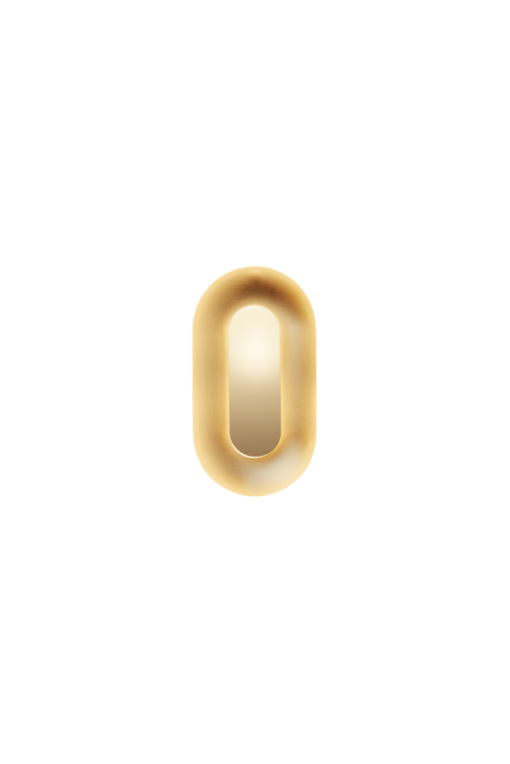 Sasi Small vägglampa, brass • NUURA