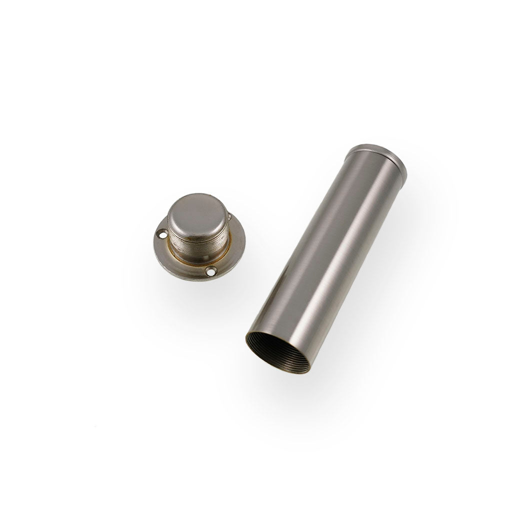 Justerbart sockelben av borstat stål med höjden 120 mm eller 160 mm. (1 set = 4 st.)