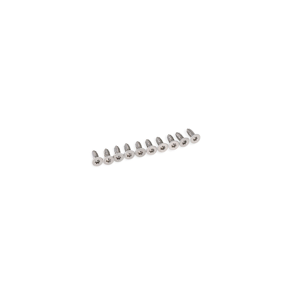 Träskruvar i stål i 4x13 mm (10 st.)