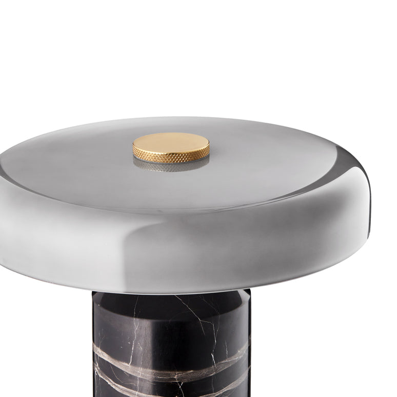 Trip Portable bordslampa, ash/grey glossy • Design by Us
