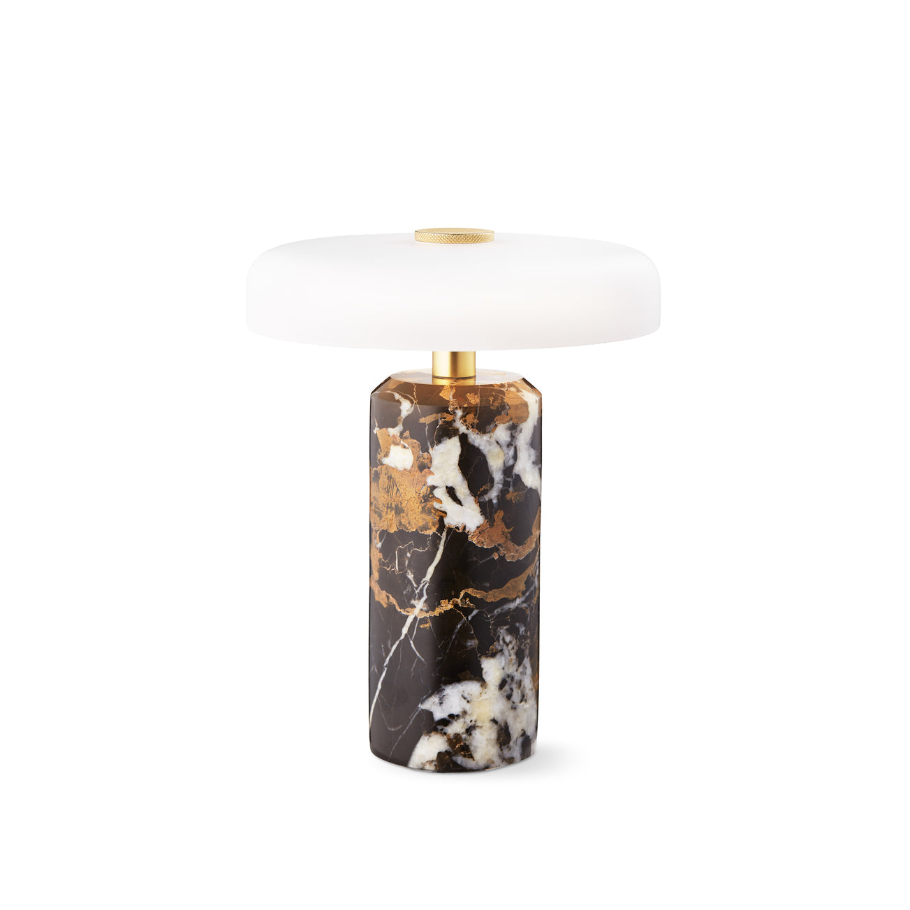 Trip Portable bordslampa, dark clay/opal matt • Design by Us