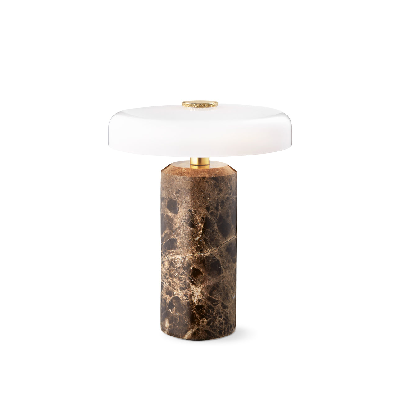 Trip Portable bordslampa, dark emperador/opal glossy • Design by Us