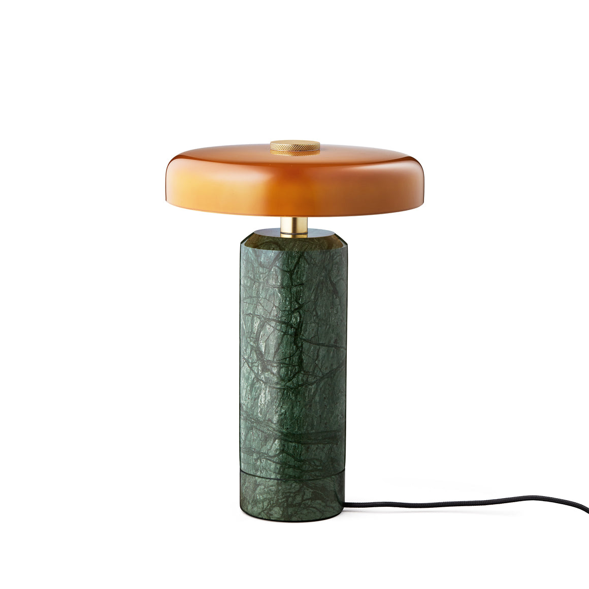 Trip Portable bordslampa, moss/amber glossy • Design by Us