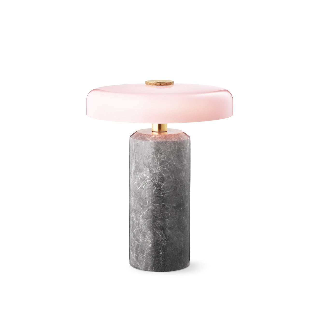 Trip Portable bordslampa, silver/rose glossy • Design by Us