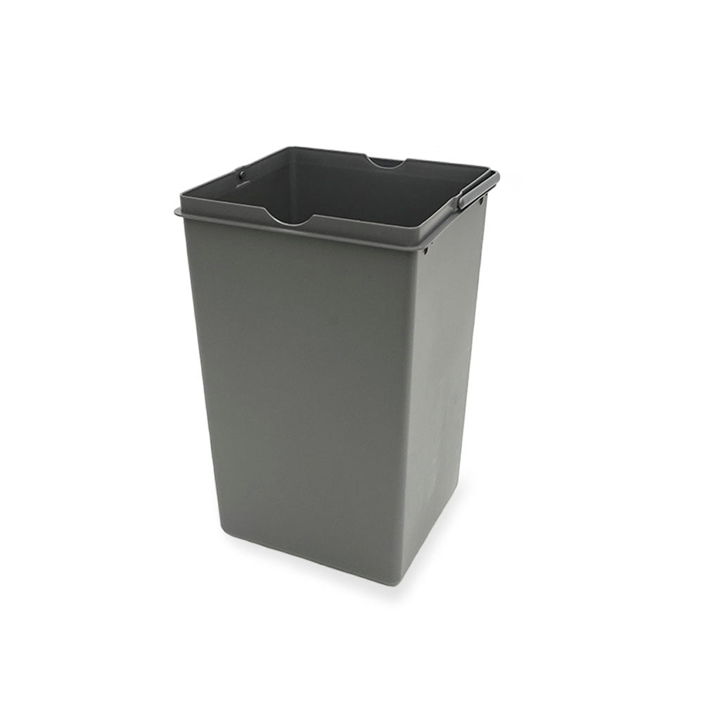 Copenhagen 14L Dark Grey • Avfallshink på 14 liter i mörkgrå plast med handtag