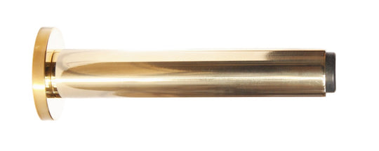 Skodsborg dörrstopp 93 mm, blank mässing utan lack • KYNER & Co