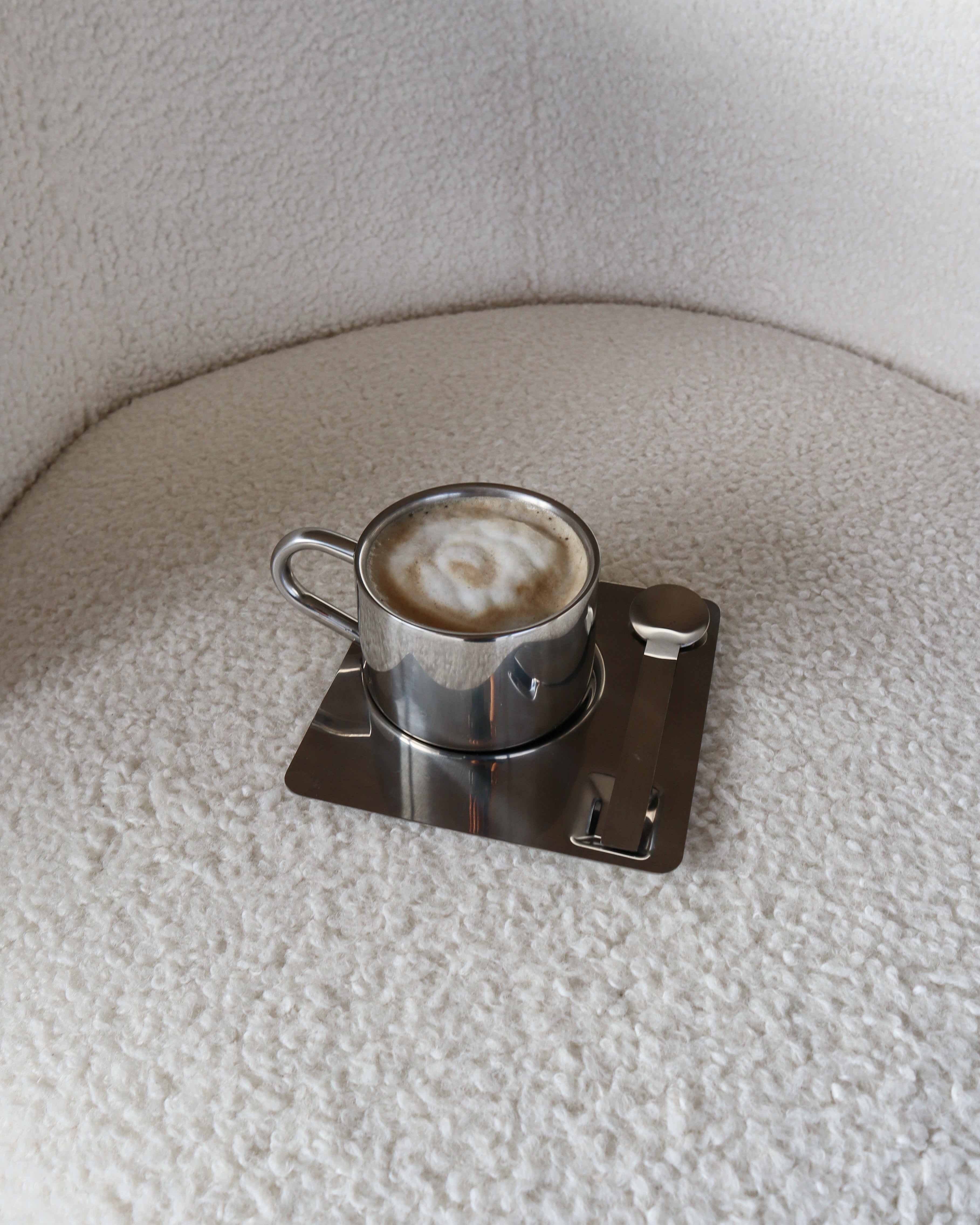 Kaffeset Cappuccino TRIO rostfritt stål • NICHBA