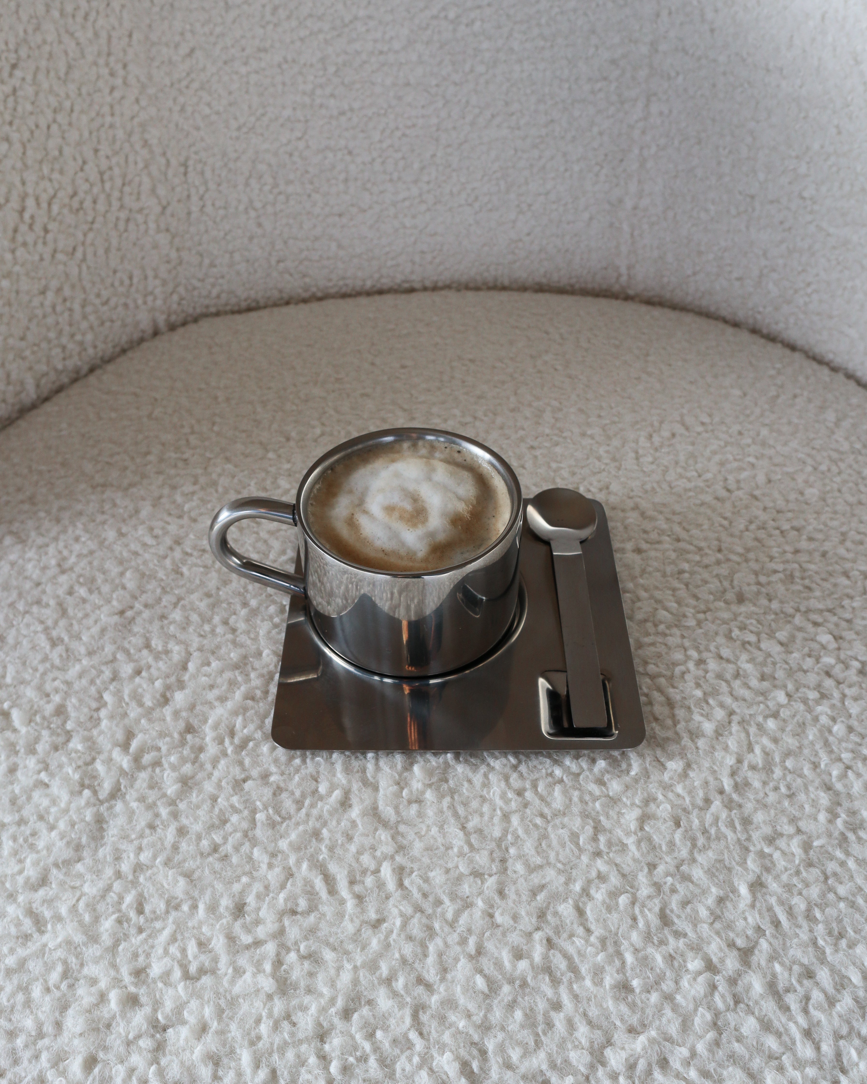 Kaffeset Cappuccino TRIO rostfritt stål • NICHBA