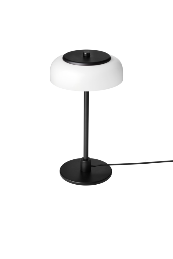 Blossi Table Small bordlampe, sort / opal • NUURA - Copenhagenhomedesign