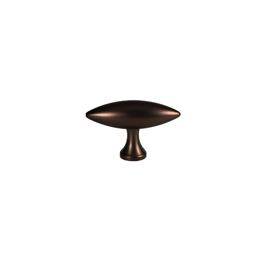 Nyholm möbelknopp, brunerad mässingslook – 56 mm