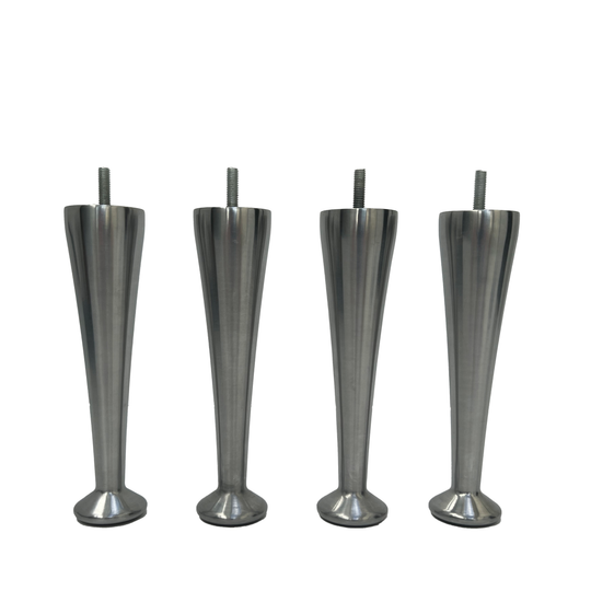 CHAMP sängben och soffben med rostfri stållook (4-pack)