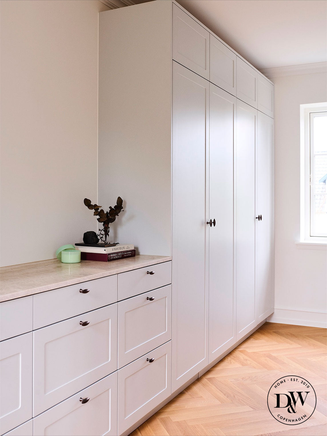 Möbelknopp i brons / brunerad mässing - Nyholm • Chr. Jørgensen - Copenhagenhomedesign