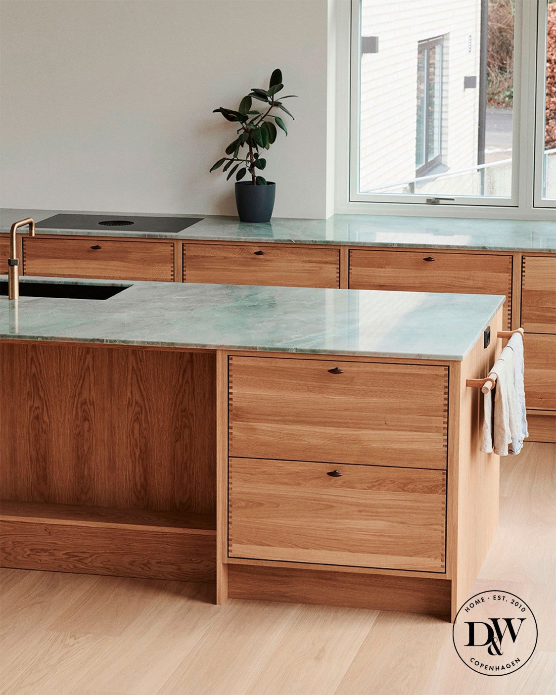 Möbelknopp i brons / brunerad mässing - Nyholm • Chr. Jørgensen - Copenhagenhomedesign