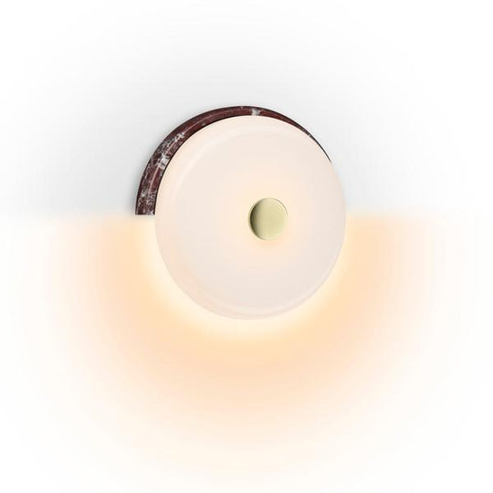 TRIP Wall vägglampa, burgundy/opal glossy • Design by Us