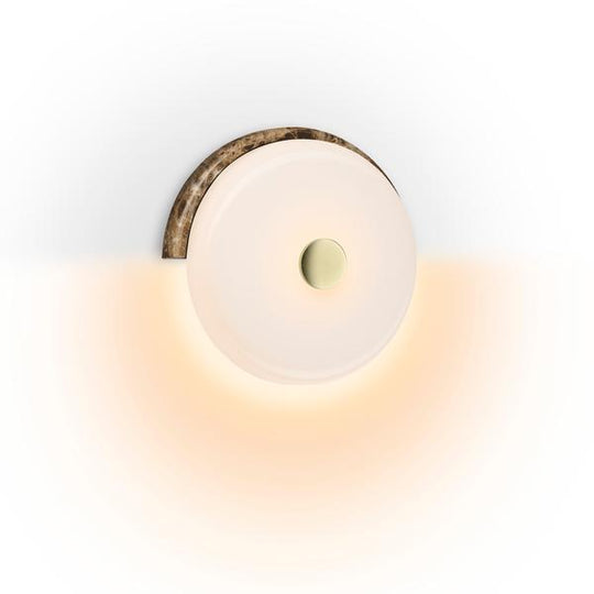 TRIP Wall vägglampa, dark emperador/opal glossy • Design by Us