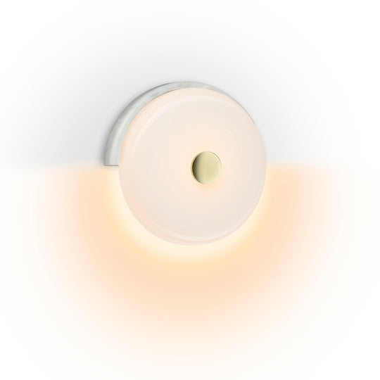 TRIP Wall vägglampa, carrara/opal glossy • Design by Us