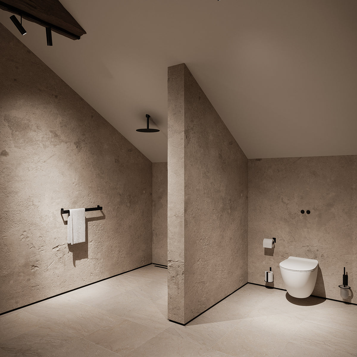 Toalettpappershållare, svart • NICHBA - Copenhagenhomedesign