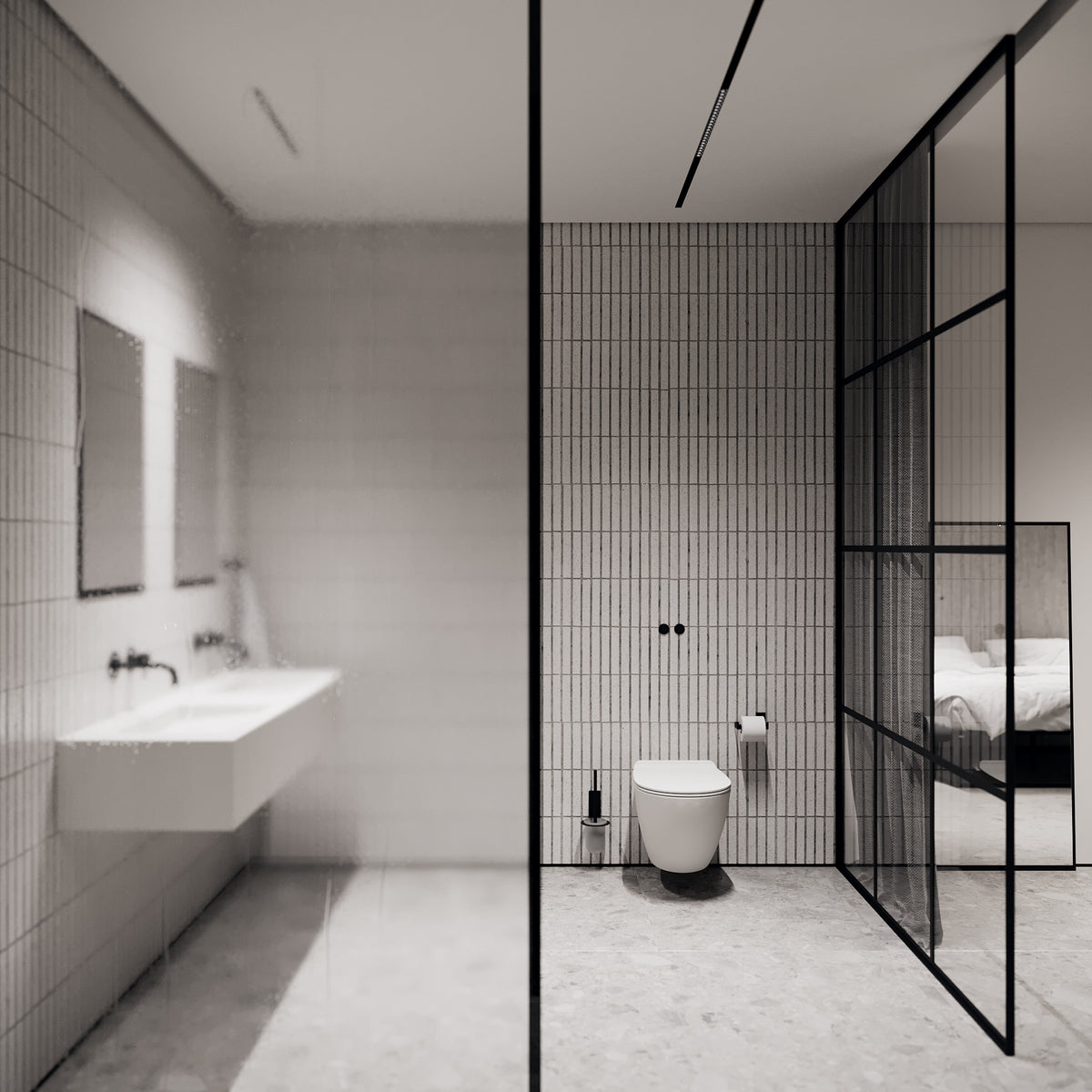 Toalettpappershållare, svart • NICHBA - Copenhagenhomedesign