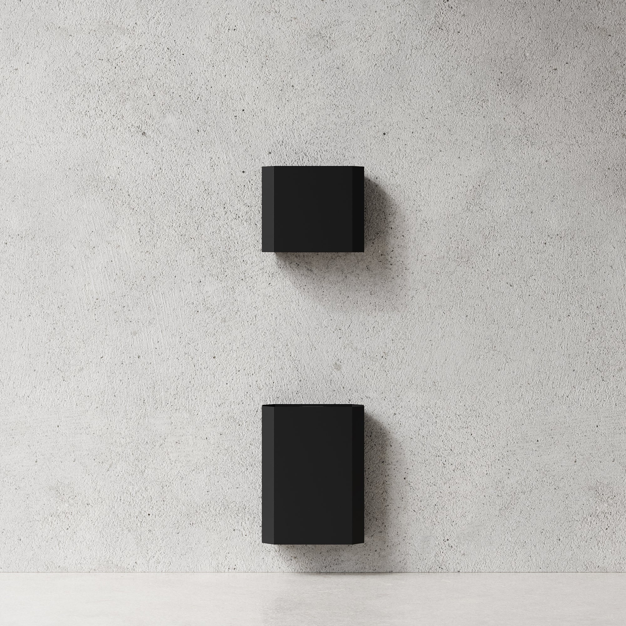 Pappersdispenser, svart • NICHBA