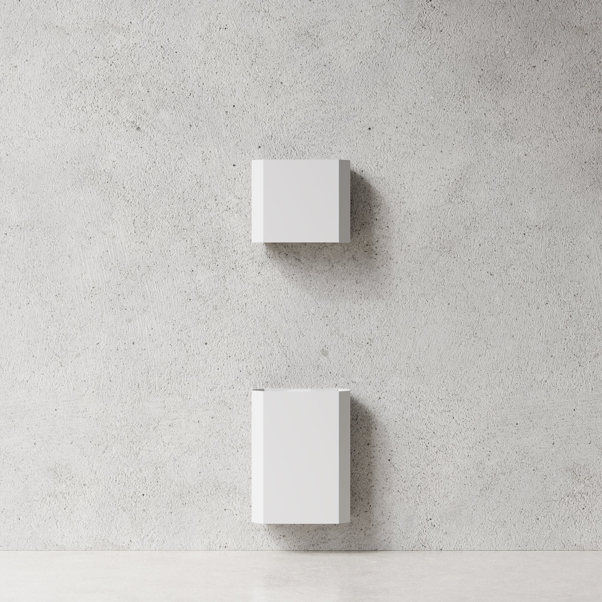 Pappersdispenser, vit • NICHBA