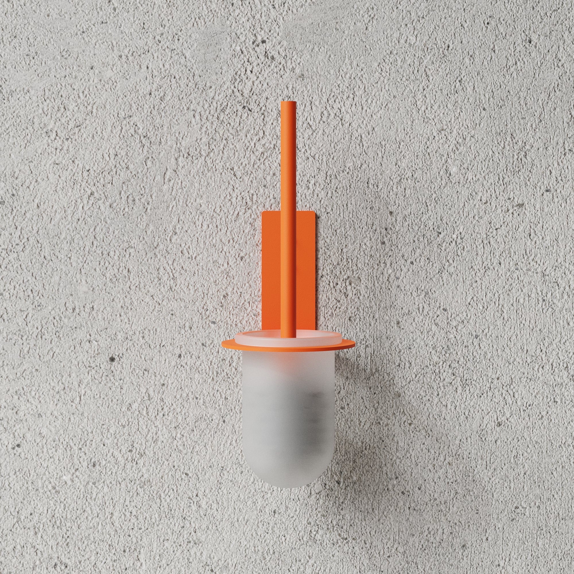 Toalettborste, orange • NICHBA