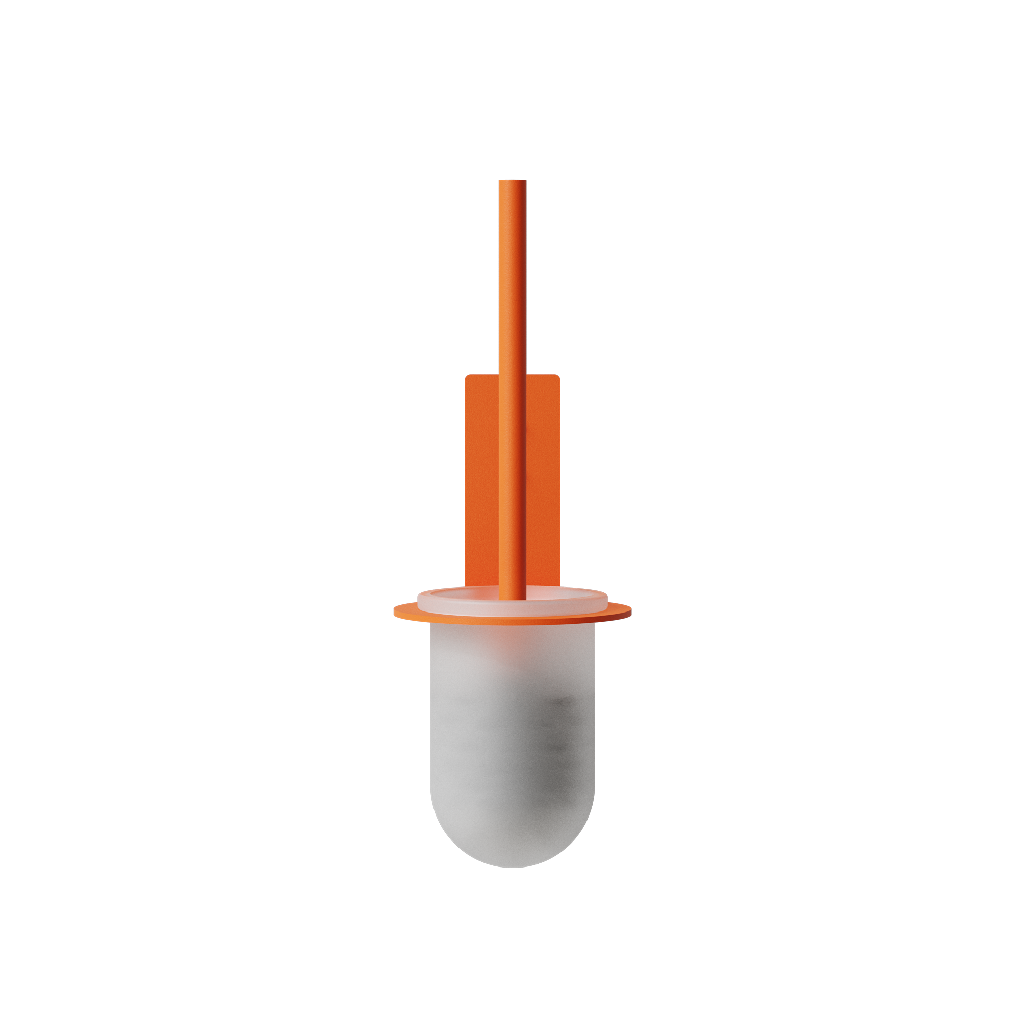 Toalettborste, orange • NICHBA