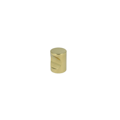 Nordhavn cylindrisk möbelknopp, blank mässing