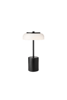 Blossi Table Mini, portabel bordslampa, svart / opal • NUURA