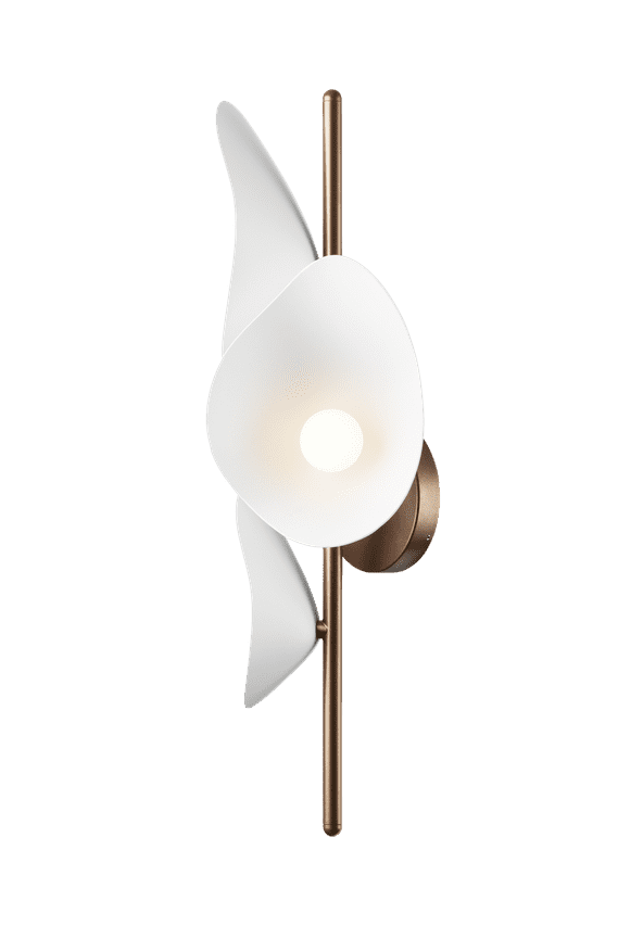 Florii 3 Wall væglampe, dark bronze / hvid • NUURA - Copenhagenhomedesign