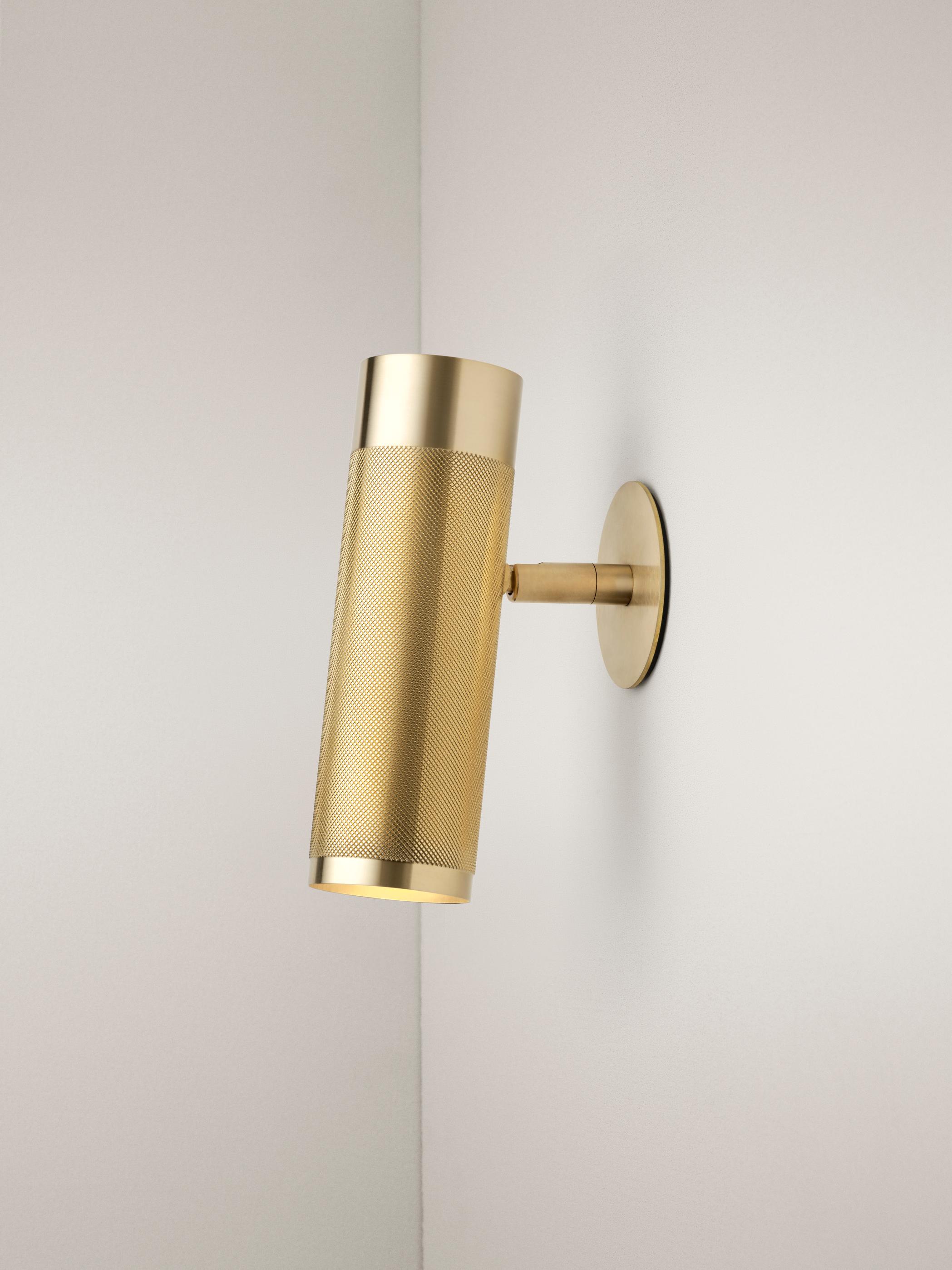 Patrone Recessed vägglampa med täckplatta, mässing • Thorup Copenhagen