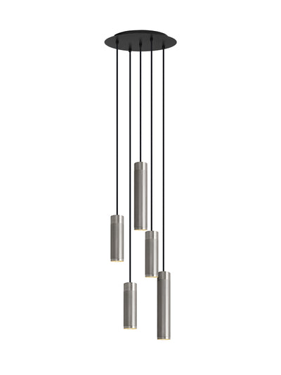 Patrone Cluster 5 pendellampa, rostfri stållook • Thorup Copenhagen