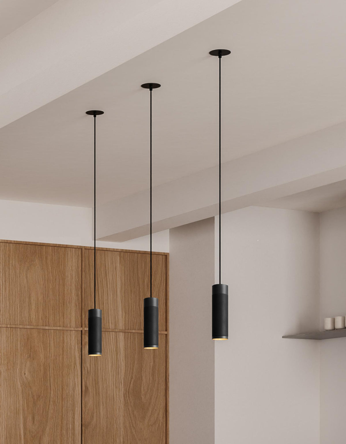 Patrone pendellampa i svartbrunerad mässing • Thorup Copenhagen - Copenhagenhomedesign